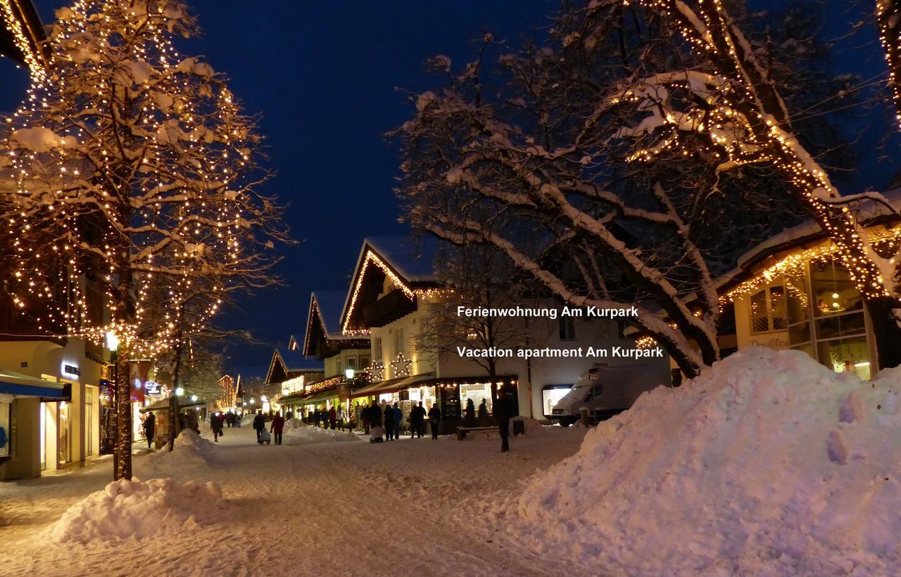 Ferienwohnung Am Kurpark -Wohnung 2,90Qm- Garmisch-Partenkirchen Exterior photo